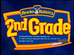 Reader Rabbit 2nd Grade Title Screen